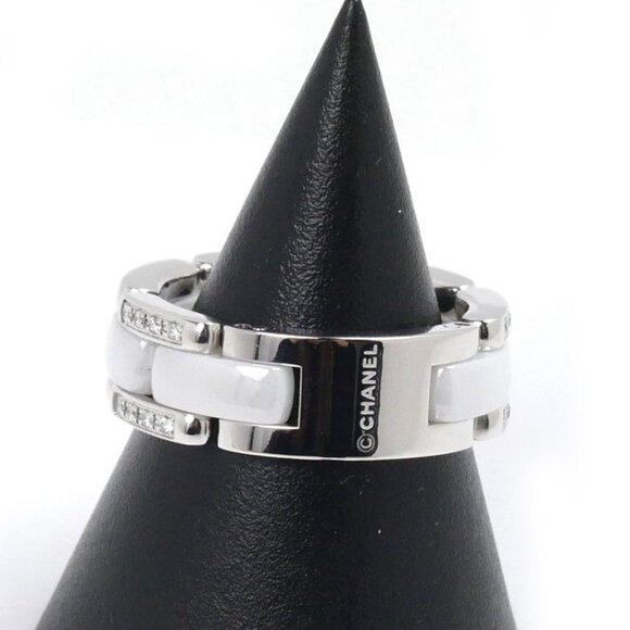 CHANEL White Gold Diamond Ring - Picture 1 of 7